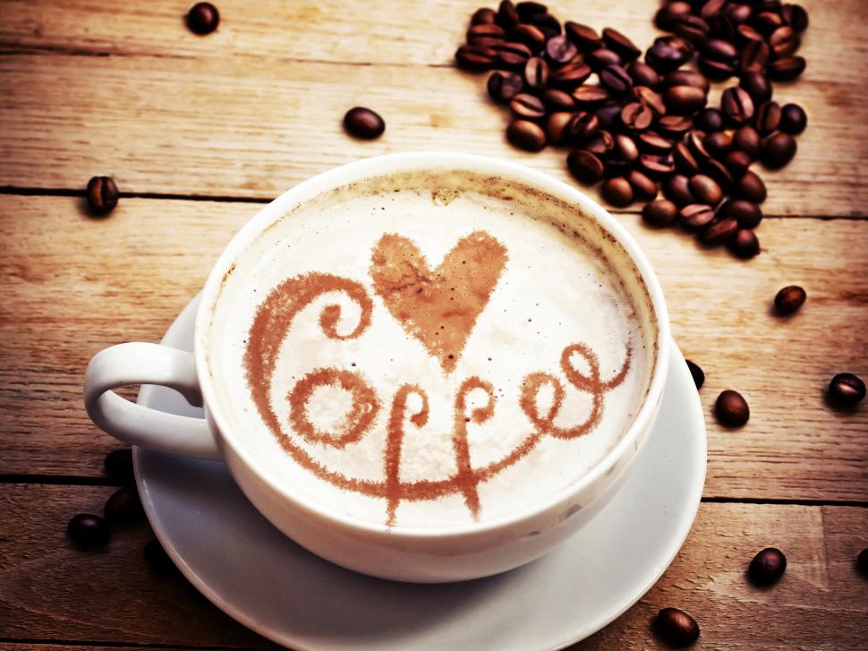 Cappuccino, coffee, beans, love hearts wallpaper,Cappuccino HD wallpaper,Coffee HD wallpaper,Beans HD wallpaper,Love HD wallpaper,Hearts HD wallpaper,2560x1920 wallpaper