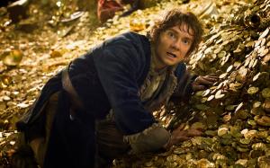 The Lord of the Rings The Hobbit Bilbo Martin Freeman Gold HD wallpaper thumb
