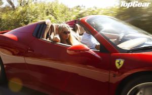 Ferrari 458 Italia Motion Blur Blonde Top Gear HD wallpaper thumb
