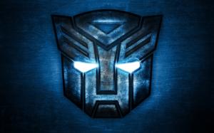 Transformers Blue Logo wallpaper thumb