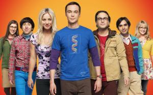 The Big Bang Theory Smiley Cast wallpaper thumb