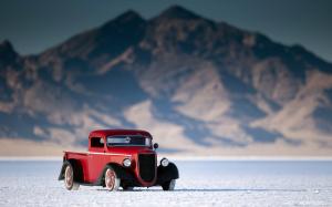 Classic Car Classic Hot Rod Ford Salt Flat Truck HD wallpaper thumb