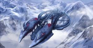 Science Fiction, Snow Mountains wallpaper thumb