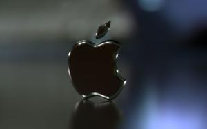 Apple Black Logo wallpaper thumb