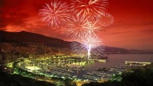 Fireworks Over Monte Carlo Marina wallpaper thumb