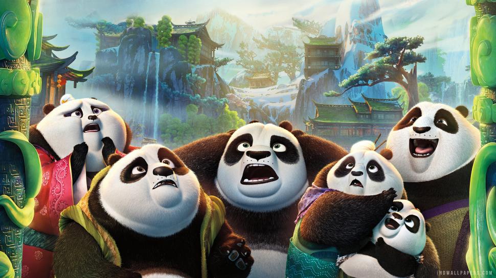 Po Family Kung Fu Panda 3 wallpaper,family HD wallpaper,kung HD wallpaper,panda HD wallpaper,2560x1440 wallpaper