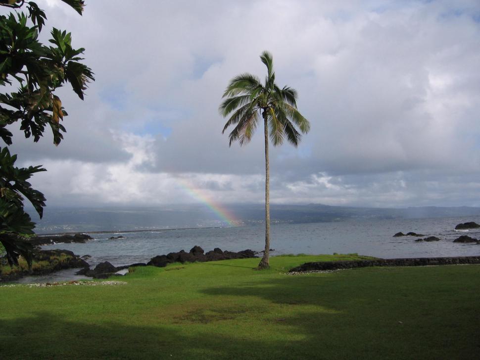 Rainbow Over Hilo Bay wallpaper,hawaii HD wallpaper,hilo HD wallpaper,big island HD wallpaper,rainbow HD wallpaper,3d & abstract HD wallpaper,2272x1704 wallpaper