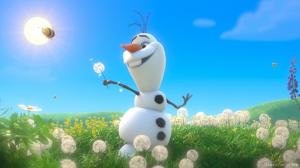 Frozen Olaf wallpaper thumb