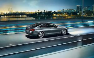 2015 BMW 4 series F32 coupe car speed wallpaper thumb