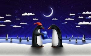 ღ.penguin In Christmas.ღ wallpaper thumb