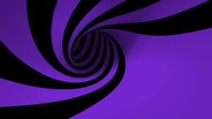 Purple Spiral Tunnel Abstract HD wallpaper thumb