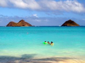 Nice Hawaii Beach, Sea, Seawater, Nature, Landscape, Mountain, Swimming, Blue, Shadow, Holidays wallpaper thumb