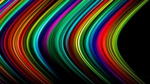 Abstract lines, stripes, rainbow, colors, light, rays wallpaper thumb