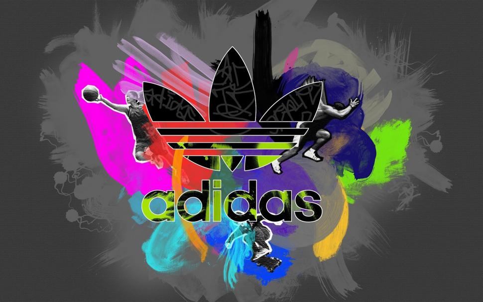 Colorful Adidas Logo wallpaper,basketball HD wallpaper,football HD wallpaper,sport HD wallpaper,logo HD wallpaper,colors HD wallpaper,1920x1200 wallpaper