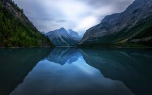 Canada, Landscape, Lake, Mountains, Reflection, Calm, Nature wallpaper thumb