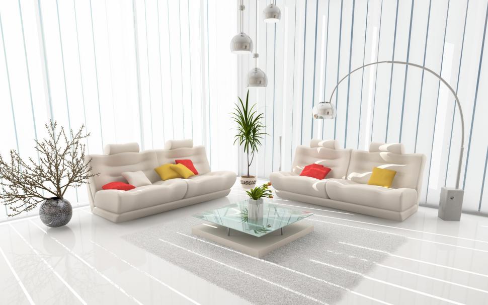 Modern White Living wallpaper,room HD wallpaper,dinning HD wallpaper,livingroom HD wallpaper,furniture HD wallpaper,1920x1200 wallpaper