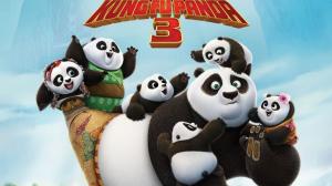 Kung Fu Panda 3, Po and cute panda cubs wallpaper thumb