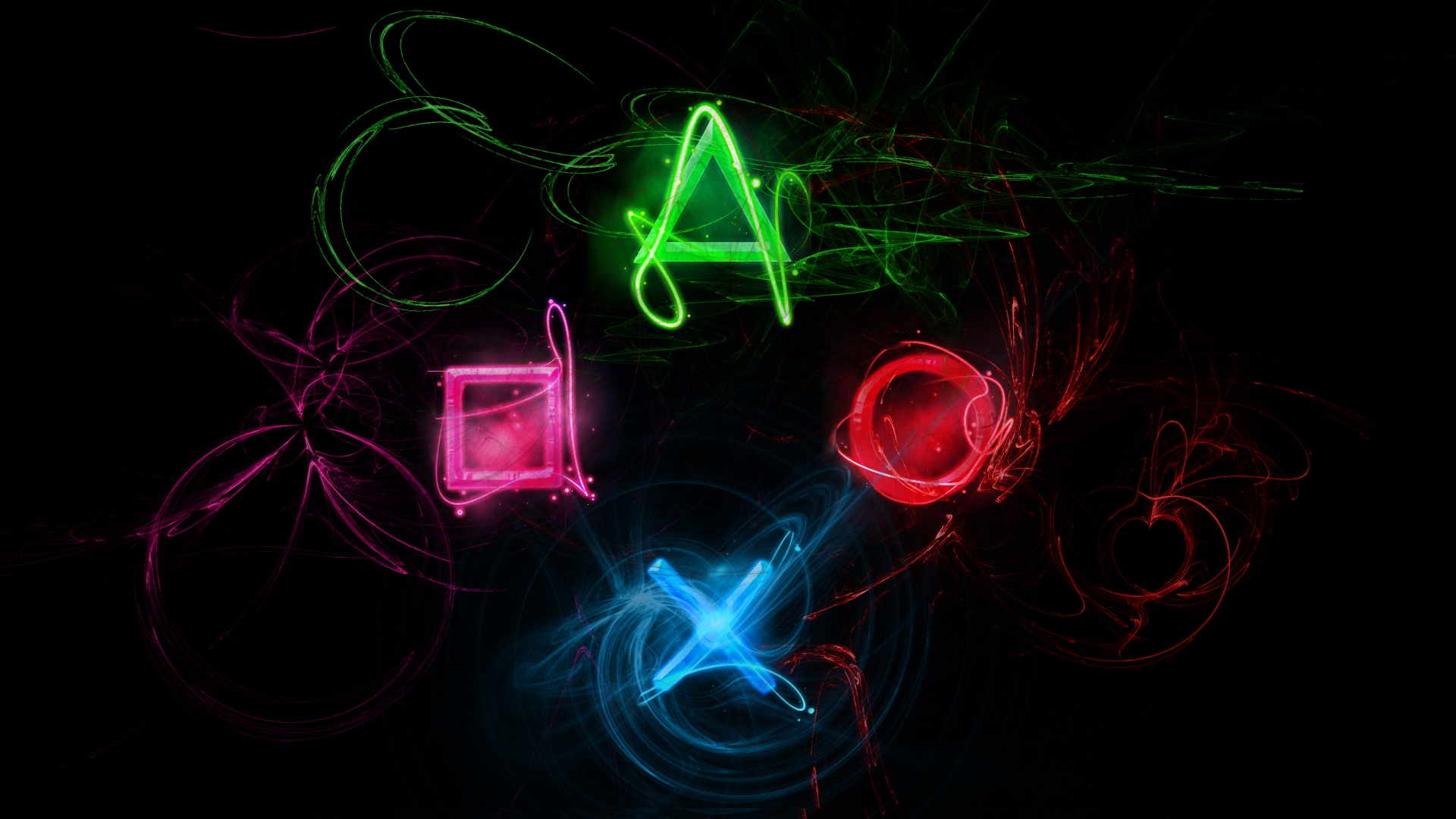 Playstation Colorful Controller HD wallpaper | games | Wallpaper Better