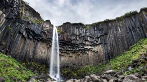 Waterfall, Rock Formation wallpaper thumb
