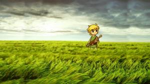 Zelda Link Grass HD wallpaper thumb