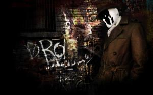 Rorschach in Watchmen wallpaper thumb