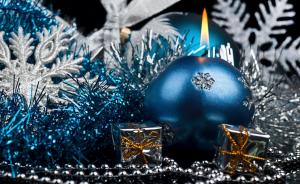 candles, christmas decorations, tinsel, gifts, new year, christmas wallpaper thumb