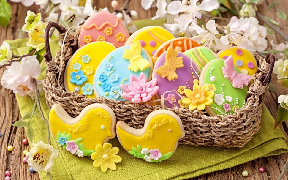 Easter Cookies Holiday Eggs wallpaper,easter wallpaper,cookies wallpaper,holiday wallpaper,eggs wallpaper,1680x1050 wallpaper