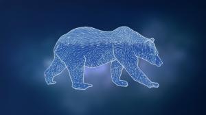 bears, blurred, blue, grid, Digital Art, animel wallpaper thumb