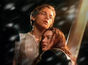 Leonardo DiCaprio and Kate Winslet in Titanic wallpaper thumb