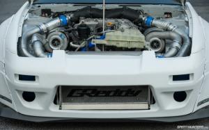 Nissan 240sx Race Car Engine Turbo HD wallpaper thumb