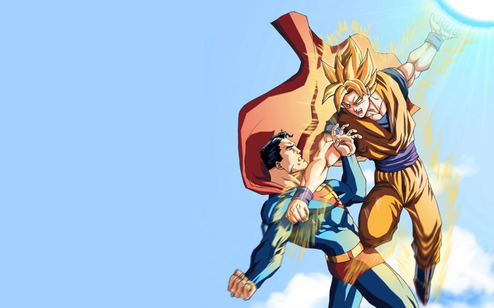Superman Goku Blue HD wallpaper | anime | Wallpaper Better