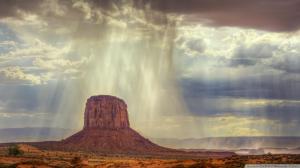 Torrential Rain In The Desert wallpaper thumb