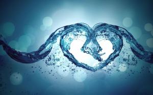 Valentine's Day Water Heart wallpaper thumb