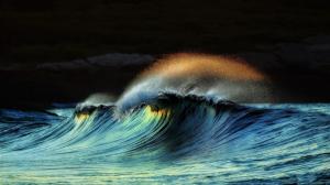 Sea, water splash, waves, storms wallpaper thumb