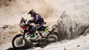 The passion of the cross-country motorcycle race wallpaper thumb