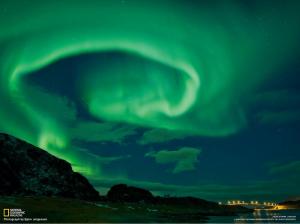 Nature Night Aurora Borealis Norway National Geographic For Desktop wallpaper thumb