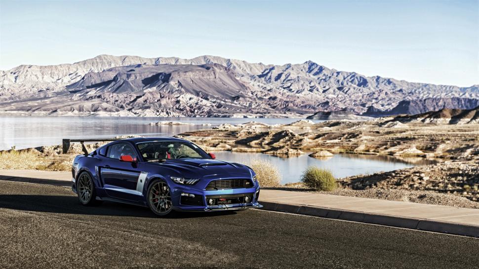 Ford Mustang Roush Stage 3 blue car wallpaper,Ford HD wallpaper,Mustang HD wallpaper,Blue HD wallpaper,Car HD wallpaper,2560x1440 wallpaper
