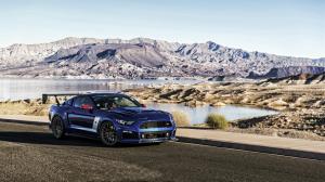 Ford Mustang Roush Stage 3 blue car wallpaper thumb