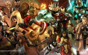Spider-man Iron Man Thor Captain America HD wallpaper thumb