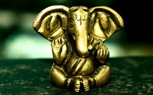 Brass Lord Ganeshji wallpaper thumb