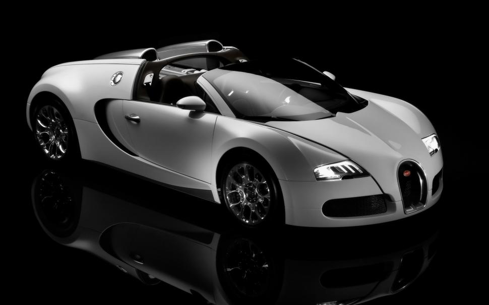Bugatti Veyron 16.4 Grand Sport Production 2009 - Studio Front And Side wallpaper,1920x1200 wallpaper