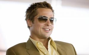 Brad Pitt Smiling wallpaper thumb