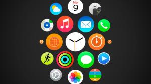 Apple watch, iWatch menu, ios icons wallpaper thumb