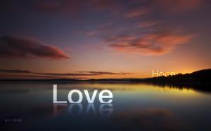 Love Peace Hope HD wallpaper thumb