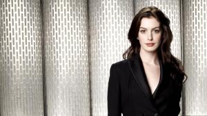Anne Hathaway in Black wallpaper thumb