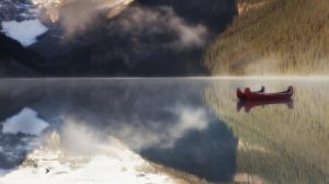 Lake Reflections In Banff Alberta Canada wallpaper thumb