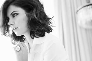 Lauren Cohan, Actress, Celebrity, Monochrome wallpaper thumb