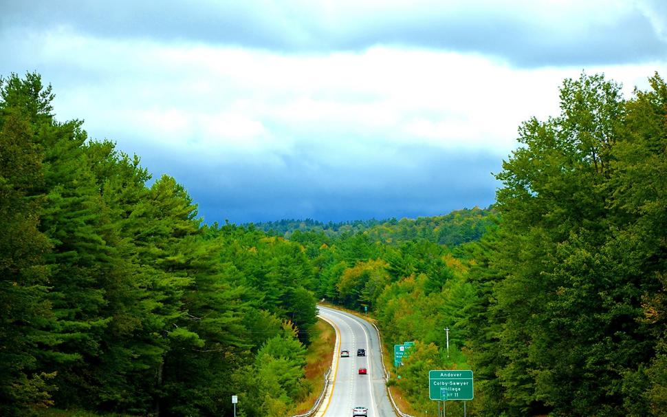 Nature, Landscape, Road, Forest, Road Signs, Vermont wallpaper,nature HD wallpaper,landscape HD wallpaper,road HD wallpaper,forest HD wallpaper,road signs HD wallpaper,vermont HD wallpaper,1920x1200 HD wallpaper,1920x1200 wallpaper